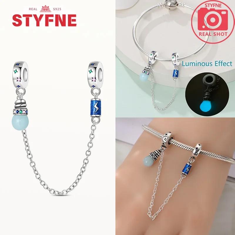 Женский оригинальный браслет, ювелирные украшения, подарок своими руками, шармы, бусины, медь, серия «Религия», ангел-хранитель, крест, предохранительная цепочка, шармы-бусины