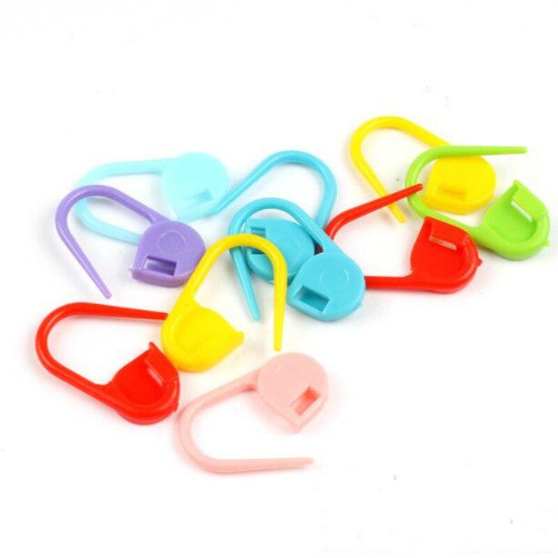 20 шт./упак. красочные пластиковые маркеры для вязания крючком, защелка для вязания, инструменты для вязания, игольчатый зажим, крючок, сделай сам, ручные швейные инструменты