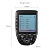Godox XPro-C Wireless TTL Flash Trigger Transmitter with High-Speed Sync and TTL-to-Manual Conversion