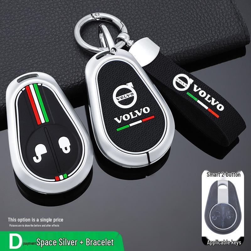 Metal Key Case for Volvo FM/FH Trucks, FH16 Tractors, Vans, Heavy Trucks, and Cars