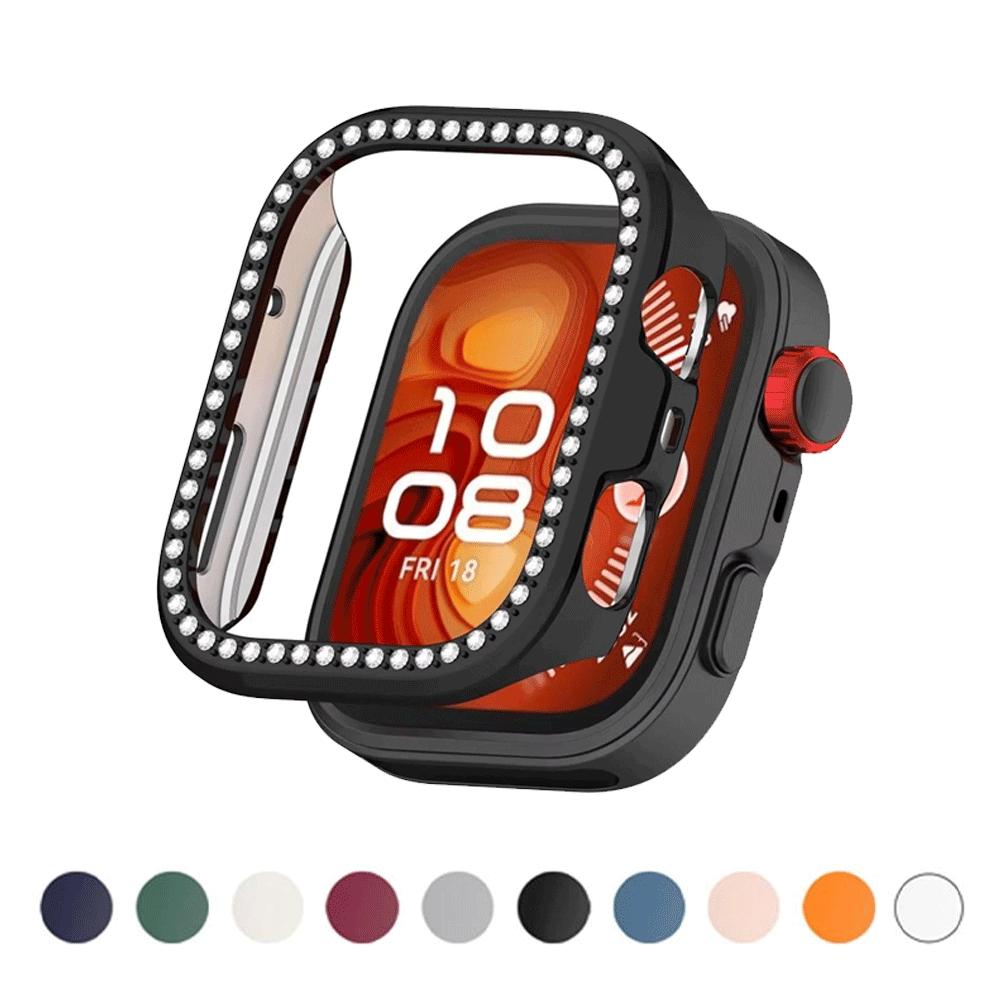 Противоударный Противоцарапающий Чехол-Защита Экрана Для Huawei Watch fit4/4 Pro Чехол для Часов Одиночный Алмазный Бампер Аксессуар Полый Корпус