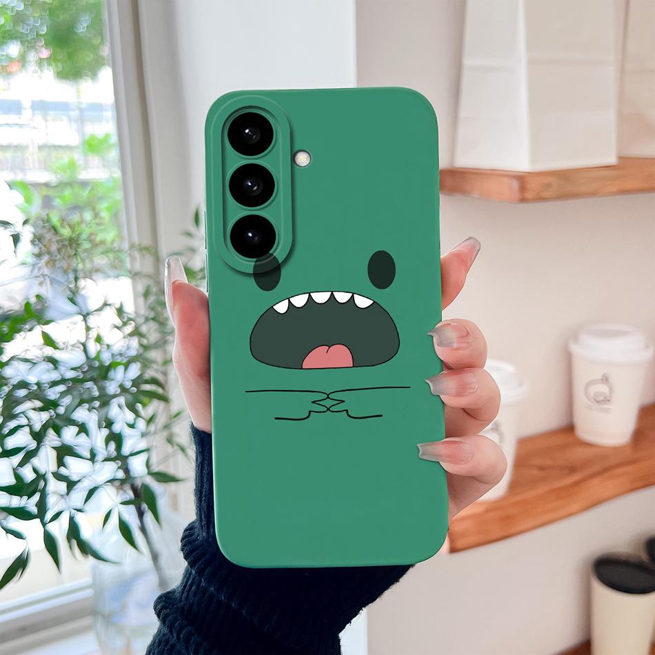 For Samsung S26 Ultra Phone Case For Galaxy S26 Plus Cute Astronaut Liquid Silicone Full Coverage Anti Drop Soft Durable Bumper