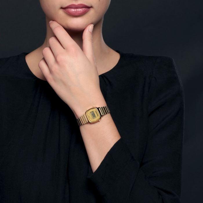 Montre - CASIO - LA670WEGA9EF - Quartz - Digital - Chronographe Femme Doré