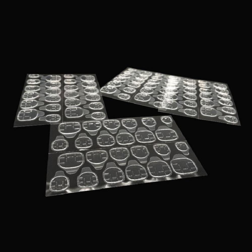 240 шт. Двусторонняя клейкая лента для накладных ногтей, клейкие наклейки, DIY-наконечники для накладных ногтей, акриловый маникюрный гель, инструмент для макияжа