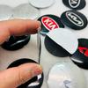 COZN3 4Pcs Car Tire Wheel Hub Center Cover Badge Sticker For Kia Sportage Carnival Seltos Sorento Rio Borrego Ceed Forte K3 K5 EV3 EV6