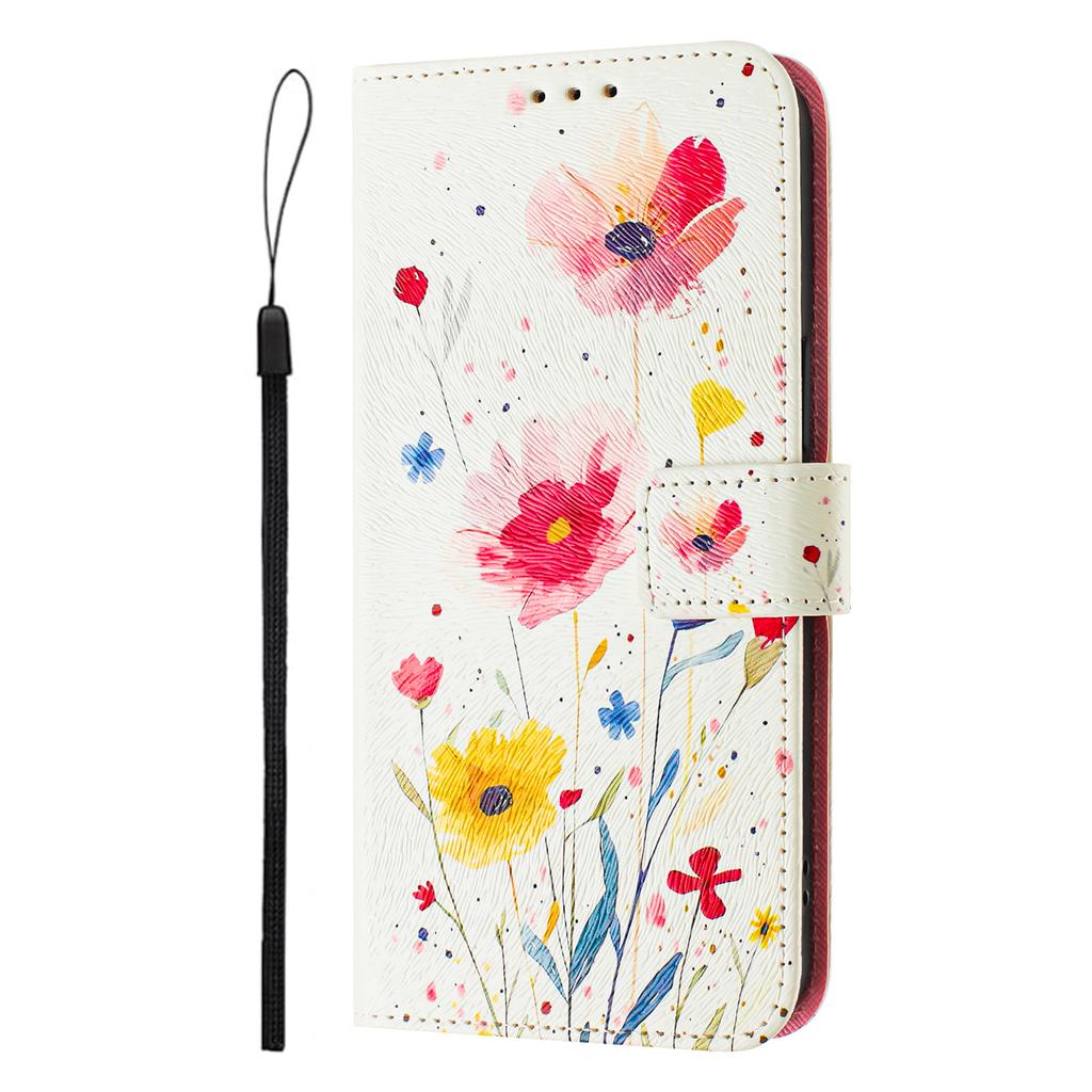 Flower Family Forest Luxury Painted Leather Case Wallet PU Leather Book Style Cover for Samsung Galaxy S21 S22 S23 S24,A13 A15 A16 A06 A54...