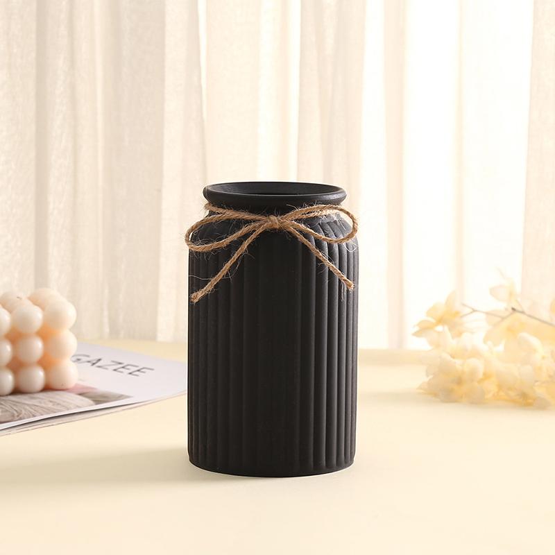 Современная скандинавская пластиковая ваза для цветов, розовый, синий, белый горшок, корзина, для дома, украшение гостиной, орнамент, композиция