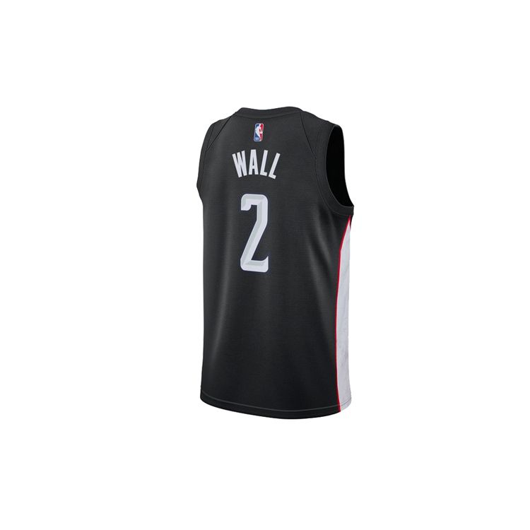 Nike Баскетбольная майка NBA Washington Wizards John Wall #2 City Edition Fan Version для мужчин, спортивные топы, черная AJ4650-010