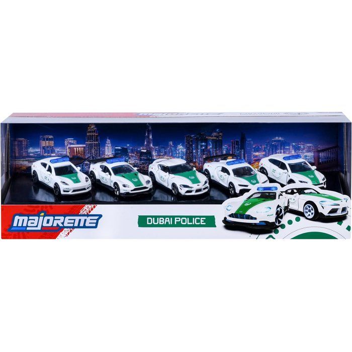MAJORETTE - Dubai Police 5 véhicules Giftpack - Dès 3 ans