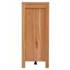 Rattan Cabinet with 4 Doors 2 Drawers Adjustable Shelves Set of 2 Natural