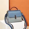 Женская сумка из натуральной кожи, сумка через плечо, модная женская сумка через плечо, большая вместительная сумка с цветом