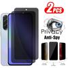 2 шт. Защитная пленка для экрана конфиденциальности для Samsung Galaxy A37 A57 A36 A56 Закаленное стекло против шпионажа для Samsung Galaxy A17 A07 A16 A26 A06 Полная защита покрытия