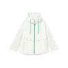 Emerald Casual Sports Woven Hooded Jacket Women Jackets White F11W214705FWT