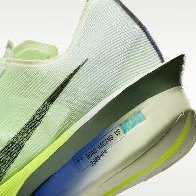Nike ZoomX Vaporfly Next% 4 Едва Зеленый Вольт Сапфировый