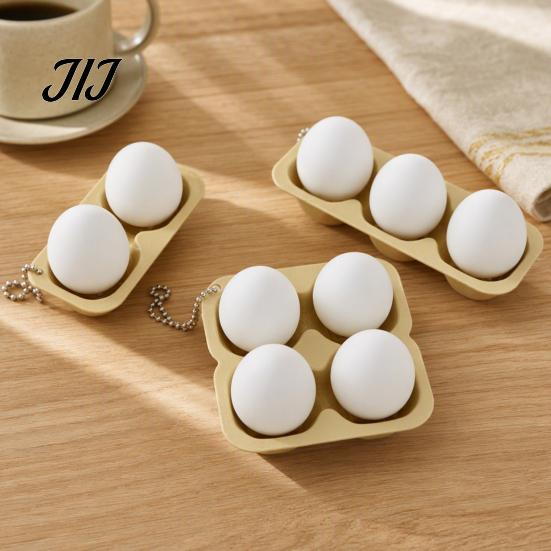 Tactile Sensory Toy 3D Printed Egg Clicker Toy, 2/3/4-Egg Tray Fidget for Stress Relief Gadget Relief, Portable Decompression Button with Bead