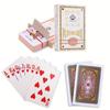 A Deck of Playing Cards and 50 Pieces Round Table Game Accessory Set Table Game Ordinary Cards Indoor and Outdoor Entertainment Leisure Playing Cards