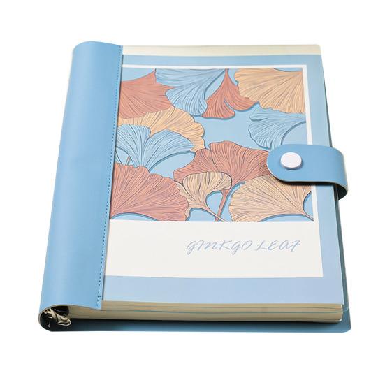 Блокнот формата A5 B5, 120 страниц, обложка из искусственной кожи, разлинованный, с отрывными листами, металлический