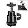 1pc Ball Head For Camera Tripod LED Light 1/4 Screw Rotary Mount Stand Aluminum Mini Tripod Ball Head Hot Shoe Adapter Cradle