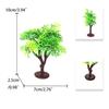 Декорация сцены Микро-пейзаж Искусственное дерево Модель Орнамент Дерево Цветочный горшок Украшения Поддельное дерево
