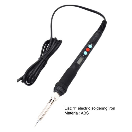 Паяльник с ЖК-дисплеем, быстрый нагрев, паяльник из АБС-пластика с силиконовым защитным рукавом, электрический ремонт