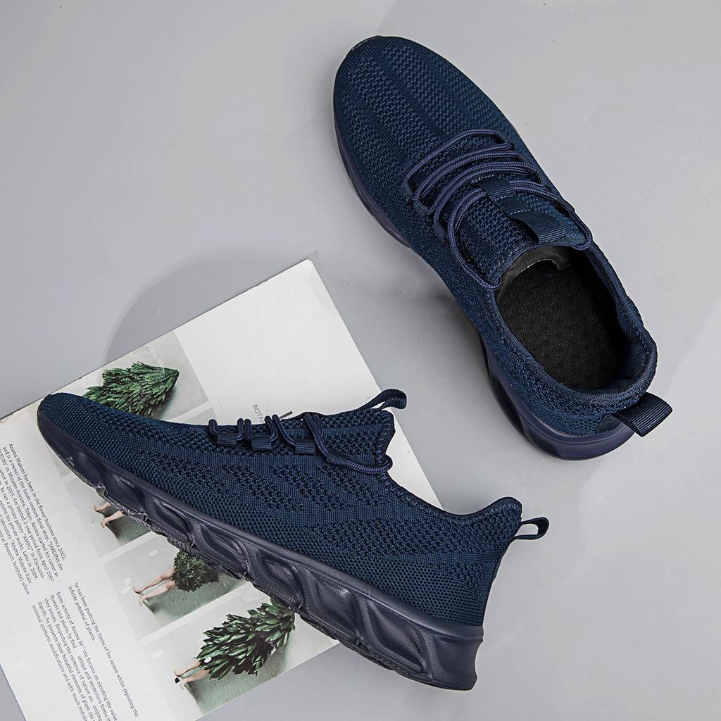 Fashion Fujeak 36-46 Women Casual Sneakers Men Sports Shoes Fashion Breathable Walking Mesh Flat Shoes Male Footwears Tenis Plus Size