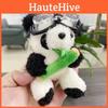 Plush Sweet Panda Pilot Keychain Cuddly Bear Doll Cute Bag Accessory Gifts For