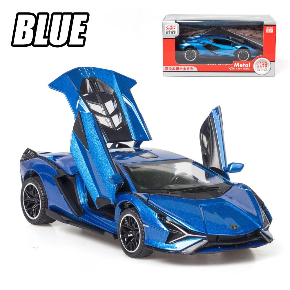 РУМ1:32 масштаба Lamborghini Sian, модель автомобиля из сплава, литая модель, световые и звуковые эффекты, игрушки для мальчиков, игрушки для детей, подарок для мальчиков, коллекция автомобилей для мальчиков