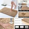 Chenille Bath Rugs Extra Soft Absorbent Shaggy Bathroom Mat Rug Machine Washable Non-Slip Plush Carpet for Tub Shower Bath Room