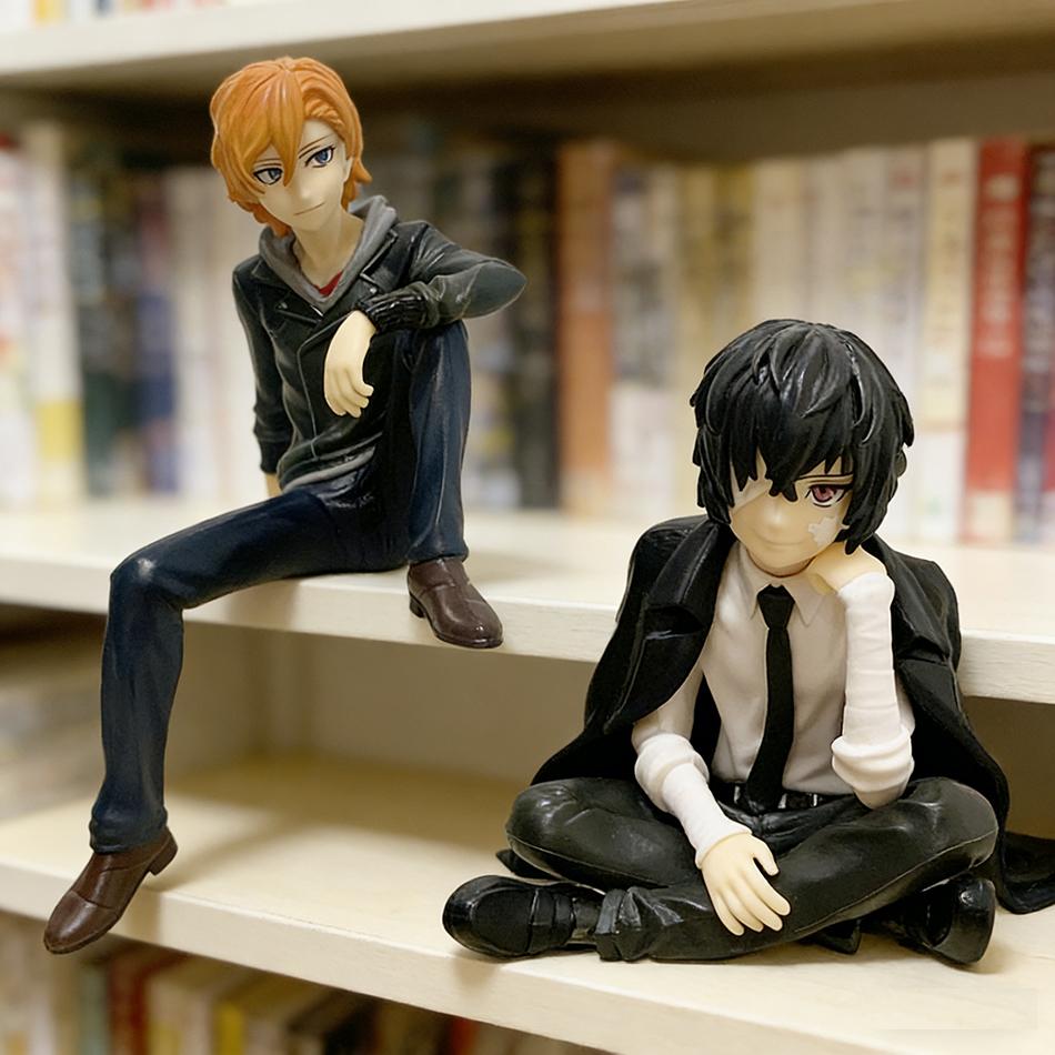 Подарок Новая фигурка Bungo Stray Dogs Дазай Осаму Накахара Чуя Фигурки Действия ПВХ Модель Коллекция Наполнитель для лапши Дни Рождения