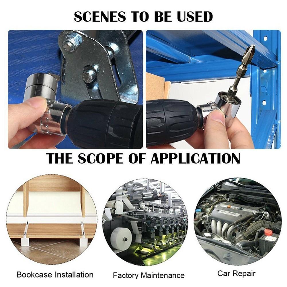 Адаптер для дрели, правый угол 105 градусов, адаптер 5,5*3 см