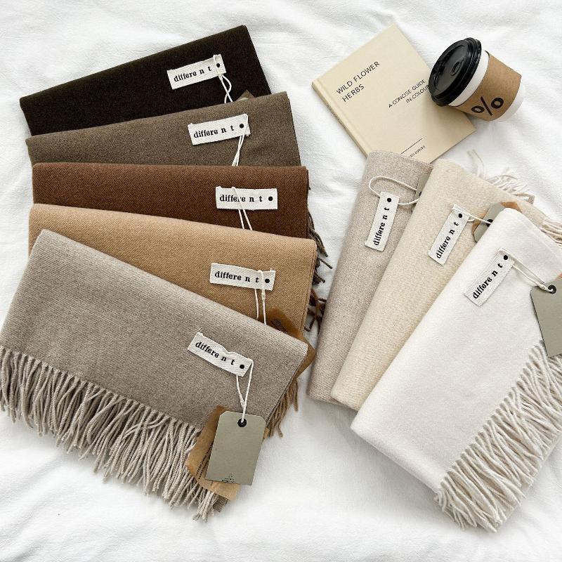 Women Men Winter Thick Cable Knit Wrap Chunky Warm Scarf