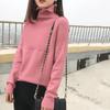 Sexysexy Turtleneck Womens Sweaters Casual Pullovers Solid Long Sleeve Korean Top Knit Sweater Women Winter Plus Size