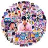 60/120 шт. Мультяшные K-POP Граффити Наклейки для Багажа, Компьютера, Телефона, Планшета, Самоката, Канцелярские Наклейки, Водостойкие