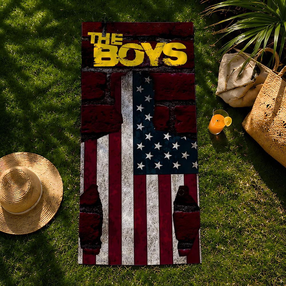 Драма Т-The B-Boys Полотенце Пляжное Полотенце, Быстросохнущее Впитывающее Полотенце Для Ванны Для Плавания, Спортзала, Кемпинга, Отдыха На Природе Горячий