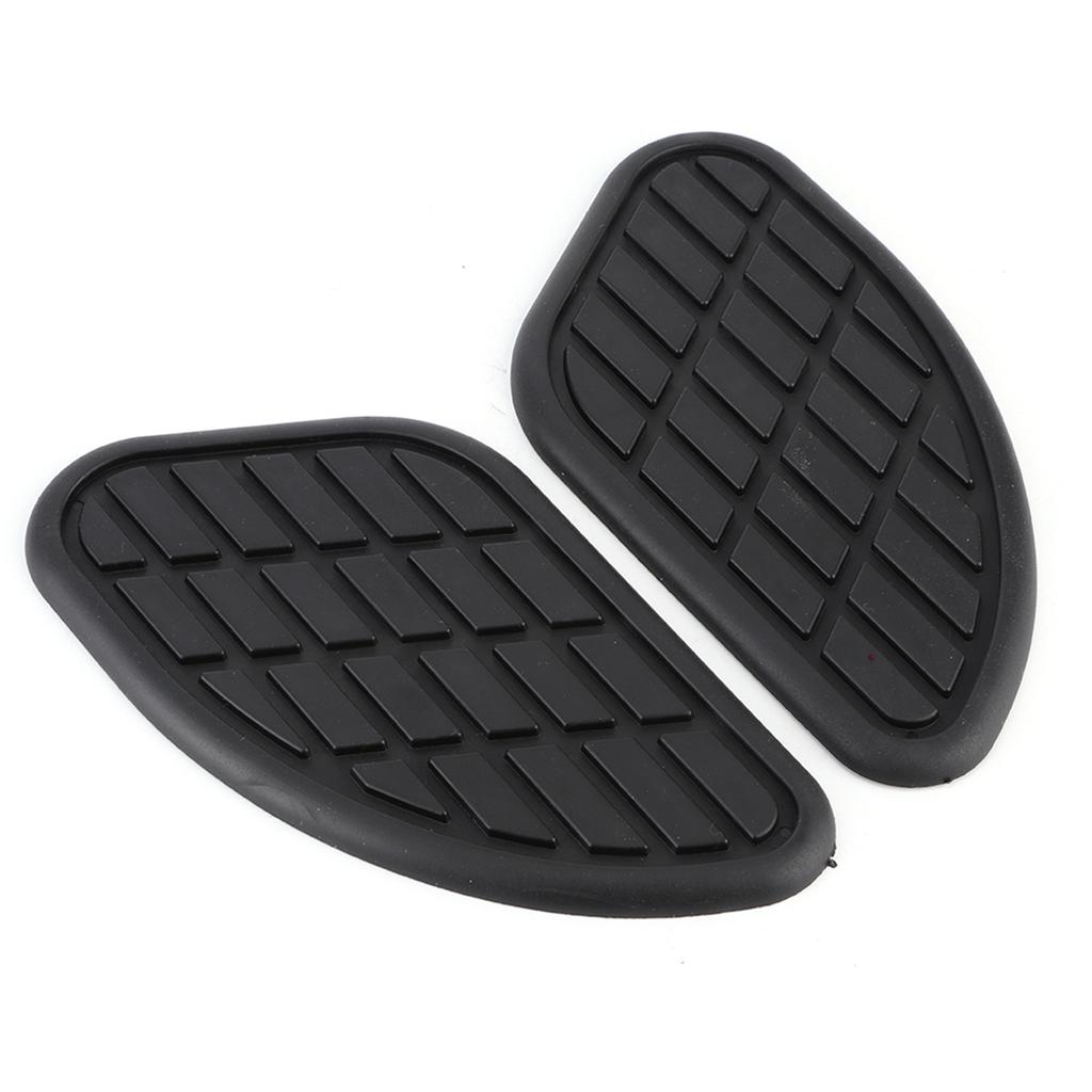 Pair of Motorcycle Fuel Tank Traction Pad Protector Vintage Universal Knee Grip Decals