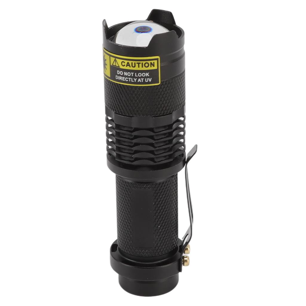 УФ-фонарики водонепроницаемые на батарейках ударопрочный алюминиевый 365 нм ультрафиолетовый фонарик