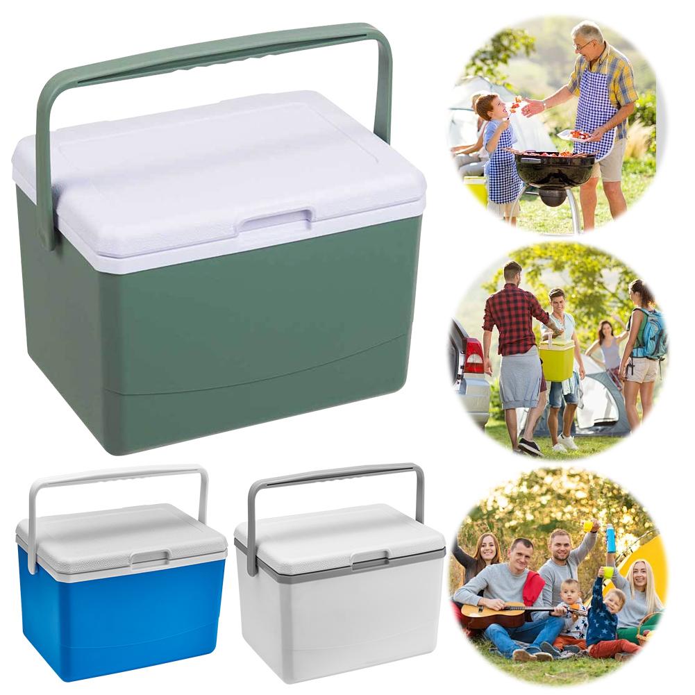 5/4.5L Camping Car Refrigerator with Handle Mini Freezer Fridge Heat Preservation Food Storage Cooler Box for Camping Tailgating