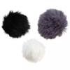 Outdoor Microphones Soft Lavalier Furry Wind Muff Lapel Mic Windscreen Microphone Windshield