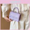 Современная Шикарная Унисекс Мини Сумка на Плечо из ПУ Легкая Подкладка из Полиэстера