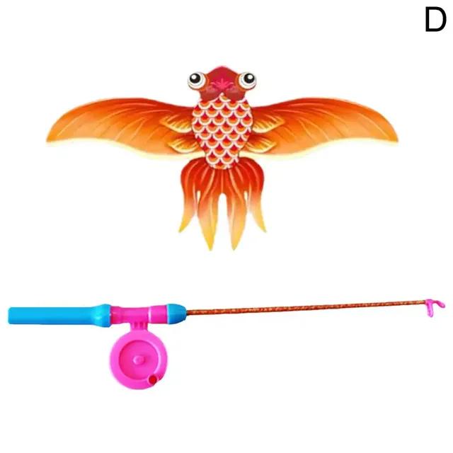 Воздушный змей Детский воздушный змей Игрушка-мультфильм Ласточки Орел Летающие детские игрушки с ручкой Воздушный змей с воздушным змеем Открытый O6x8