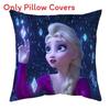 The Frozen Snow Queen Cartoon Cushion Cover Linen Material Cozy Spaces Home