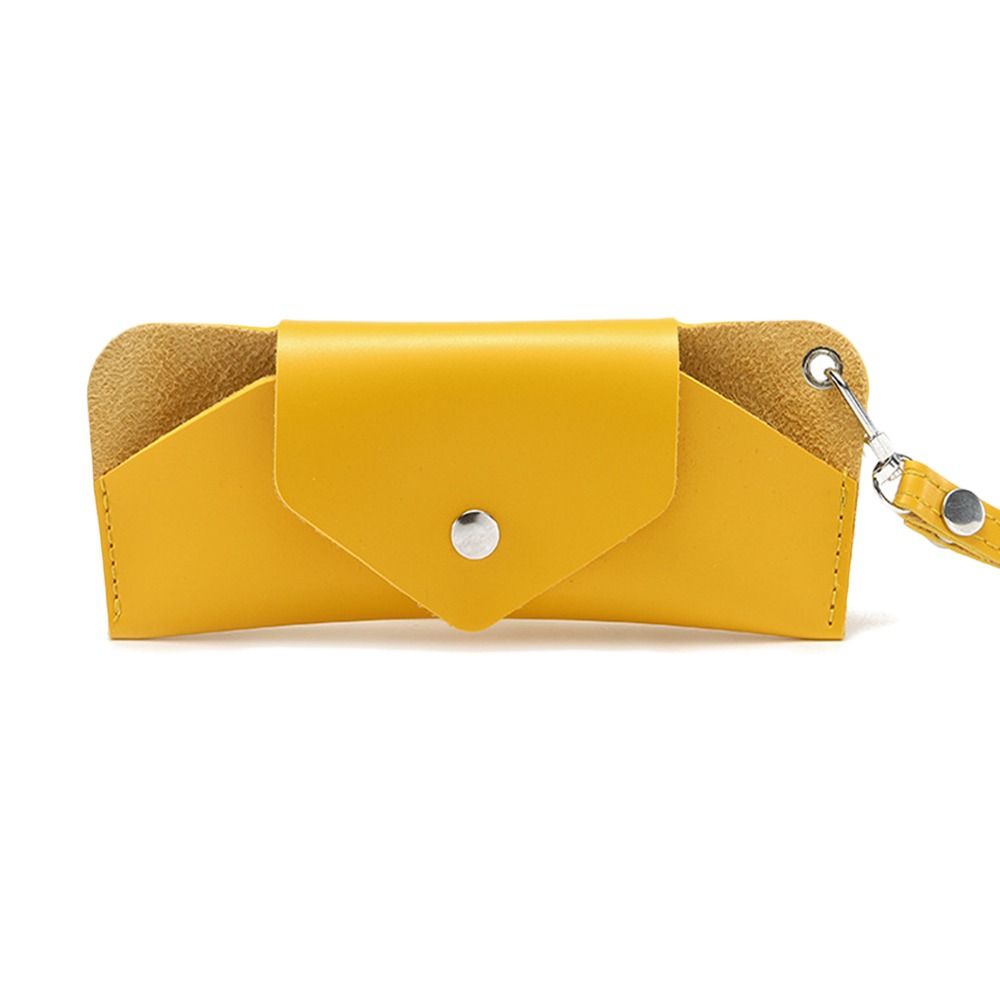 Дорожный Портативный Ручной Работы Коробка для Хранения Очков Сумка для Очков Чехол для Солнцезащитных Очков ПУ Кожа