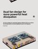 Custom Replacement / Add-On Air-Blowing Cooler Pad for Gaming Laptop – Dual Fan Silent Operation, Dust Screen Included, Works