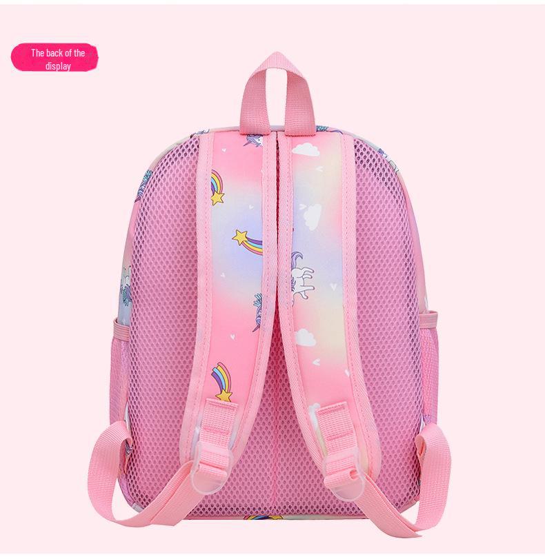 Милый рюкзак для детского сада с единорогом для девочек - большая вместимость, модный мультяшный дизайн