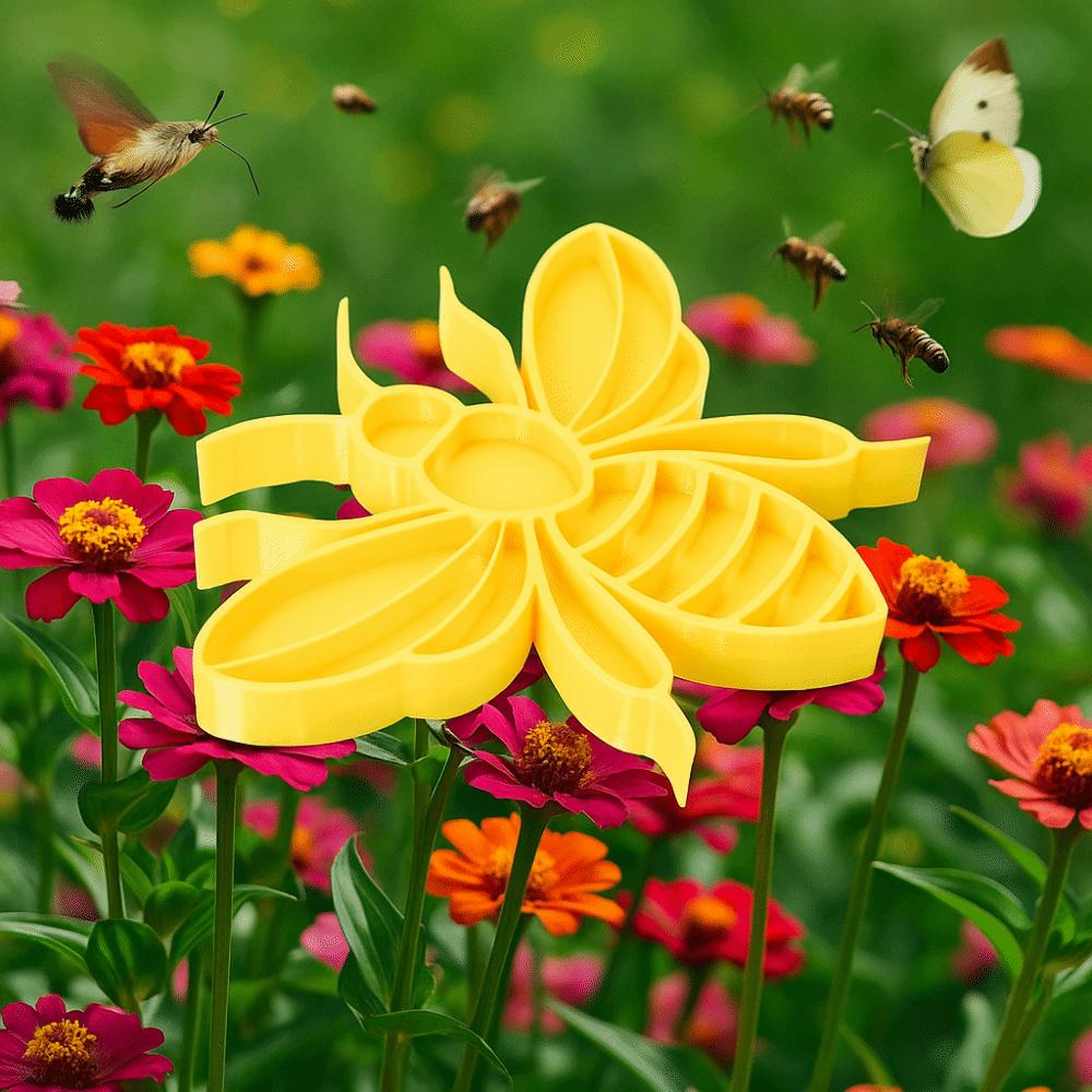 Plastic Insect Waterer Decorative Bees Water Feeder Creative Insect Water Station Yard Decor
