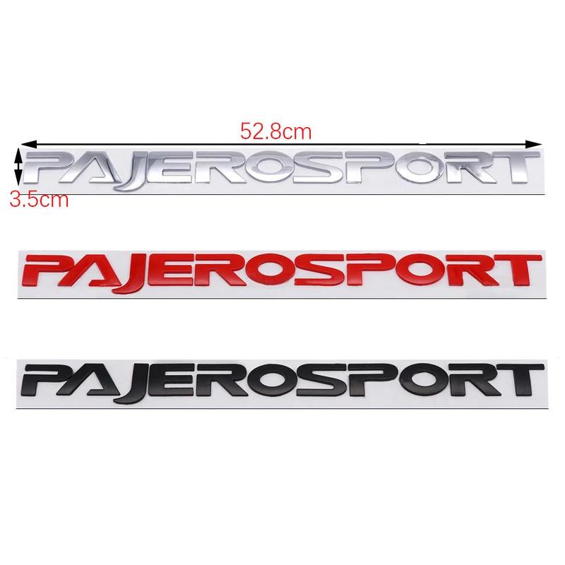 wsdm9 Car Head Hood Letters Logo Words Decals Sticker For Mitsubishi Pajero Sport Alphabet Emblem Badge Styling Decoration Accessories