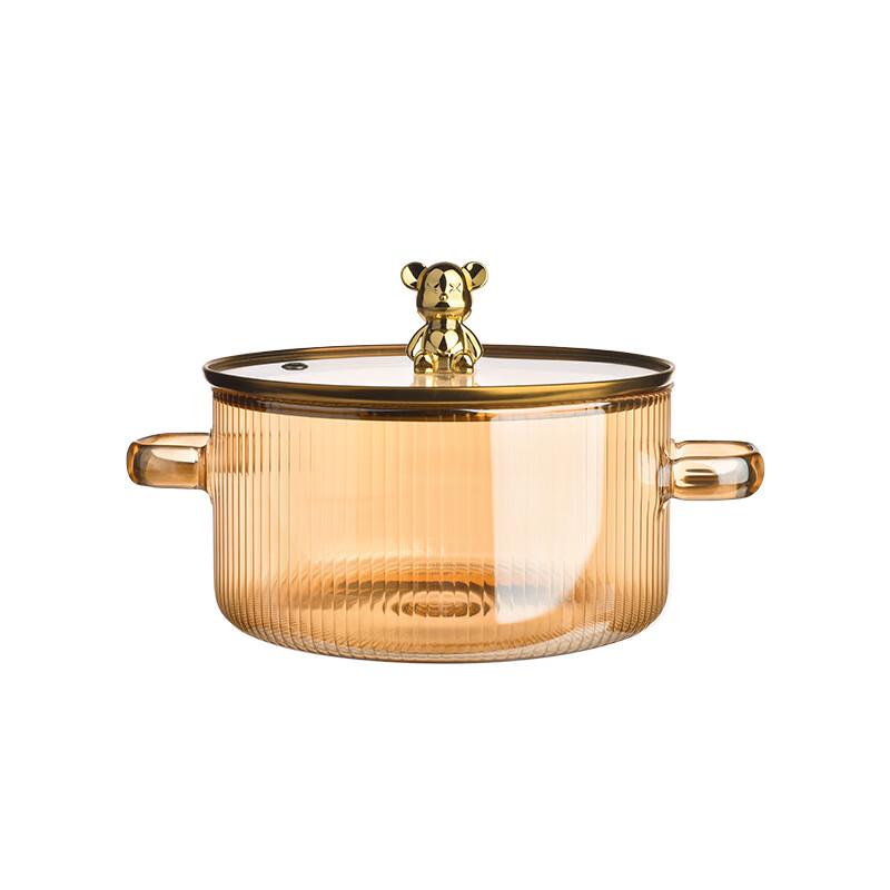 Shangqi Electric Multi-function Vertical Stripe Glass Pot