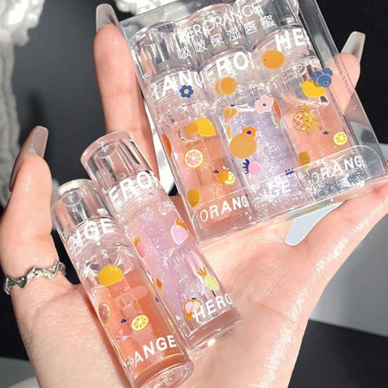 Текстурная увлажняющая мини-прозрачная глазурь для губ для девочек