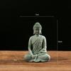 Oriental Culture Sandstone Buddha Green Sandstone Buddhist Ornament Tea Pet   Restaurant