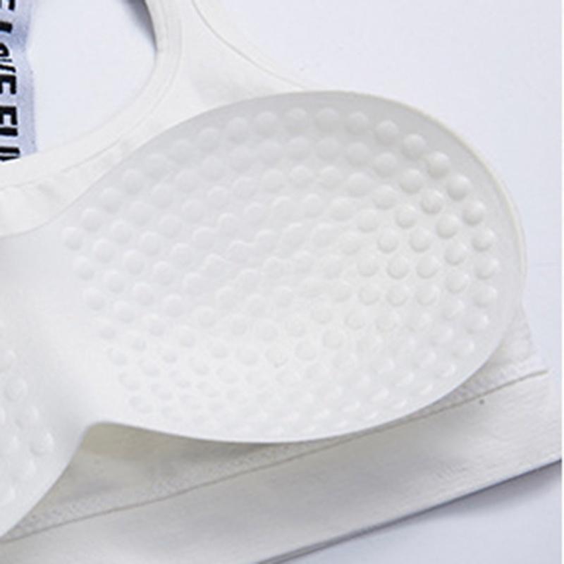 Женский модный бесшовный противоударный спортивный бюстгальтер, эластичный спортивный бюстгальтер, бюстгальтер пуш-ап, топ